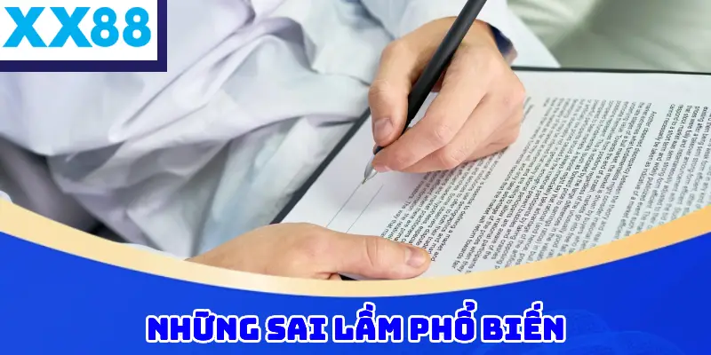 Những Sai Lầm Phổ Biến